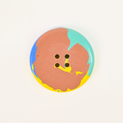 Artistic Handmade Button-shaped Coaster