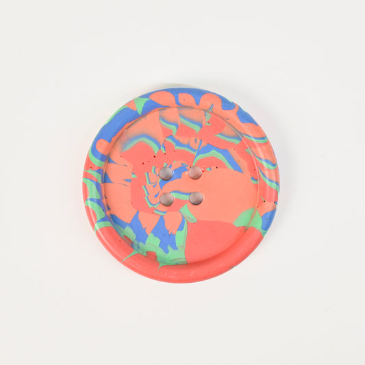 Artistic Handmade Button-shaped Coaster