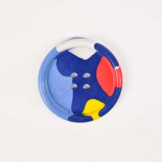 Artistic Handmade Button-shaped Coaster