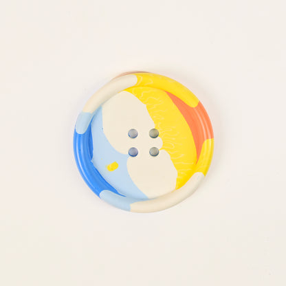 Artistic Handmade Button-shaped Coaster