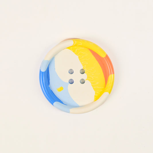 Artistic Handmade Button-shaped Coaster