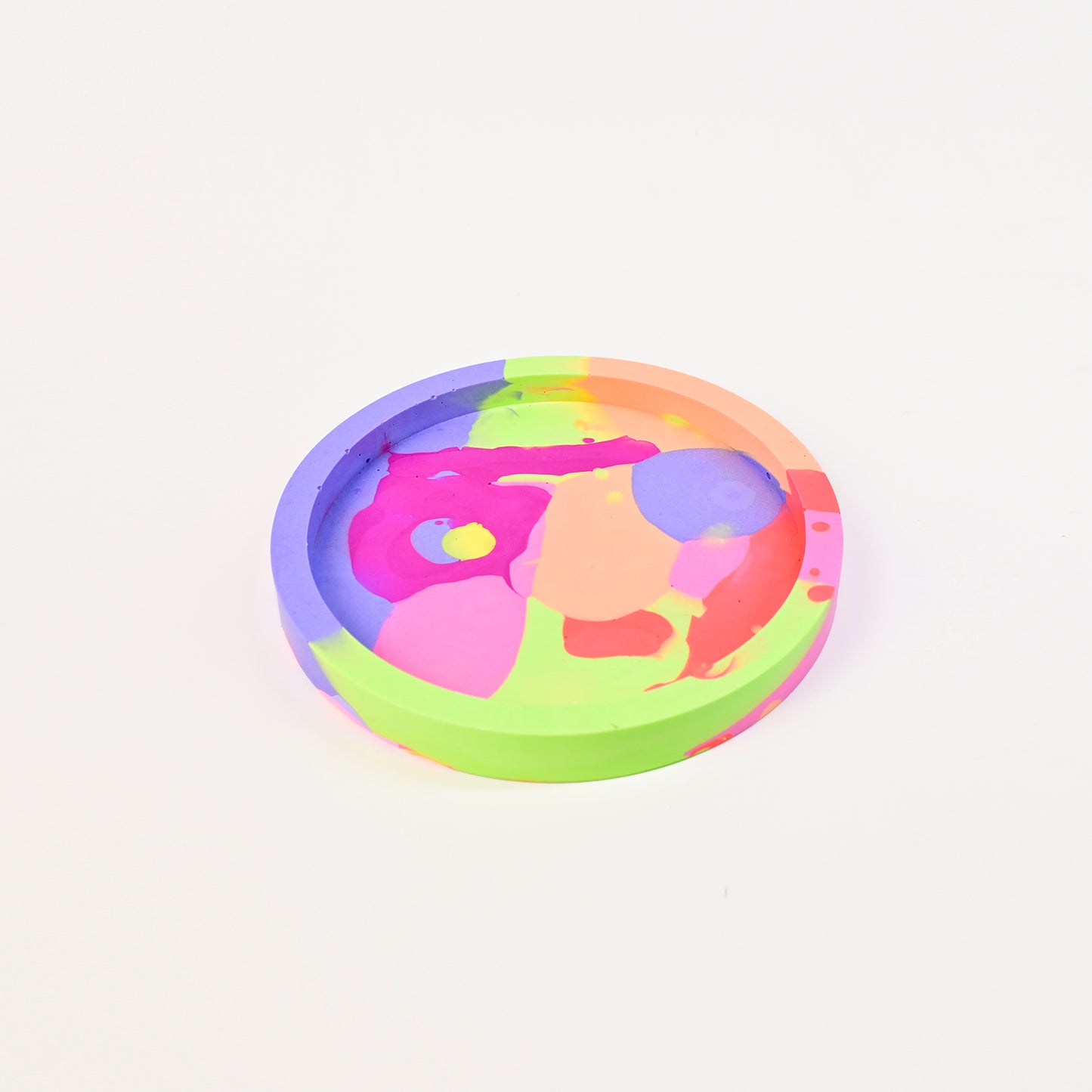 14.8cm Artistic Handmade Round Tray
