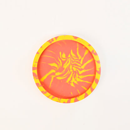 14.8cm Artistic Handmade Round Tray