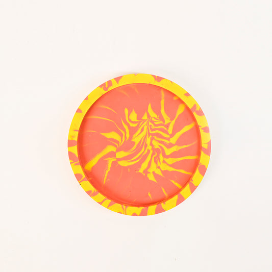 14.8cm Artistic Handmade Round Tray