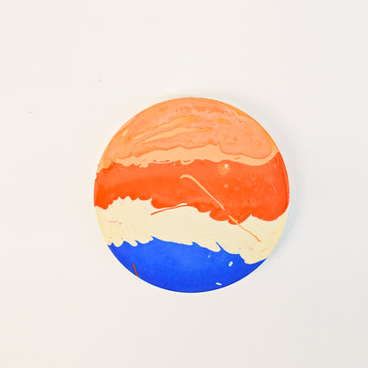 14.8cm Artistic Handmade Round Tray