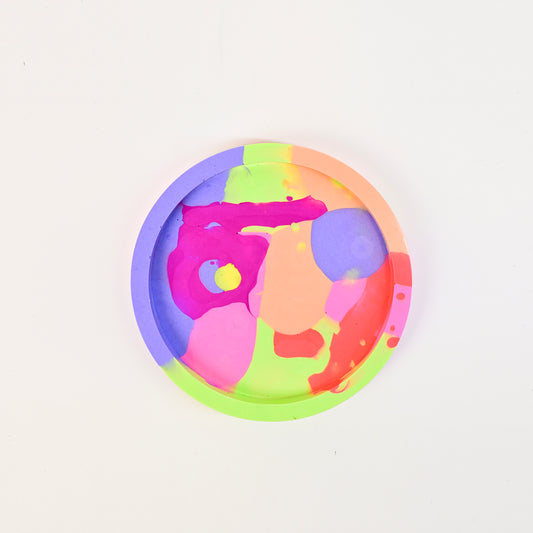 14.8cm Artistic Handmade Round Tray