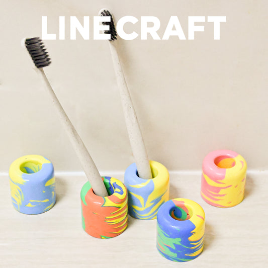 4*4cm Artistic Handmade Toothbrush Holder