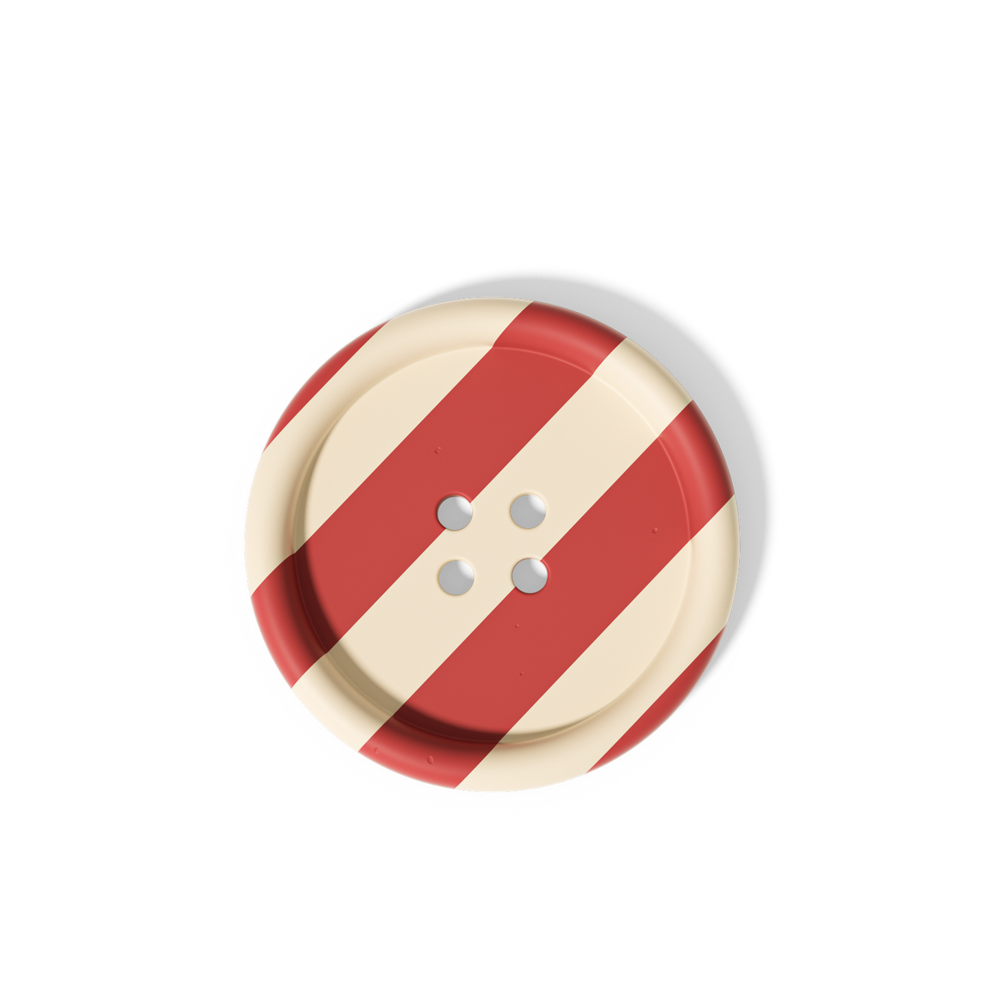 Button Shape Coaster Silicone Mold