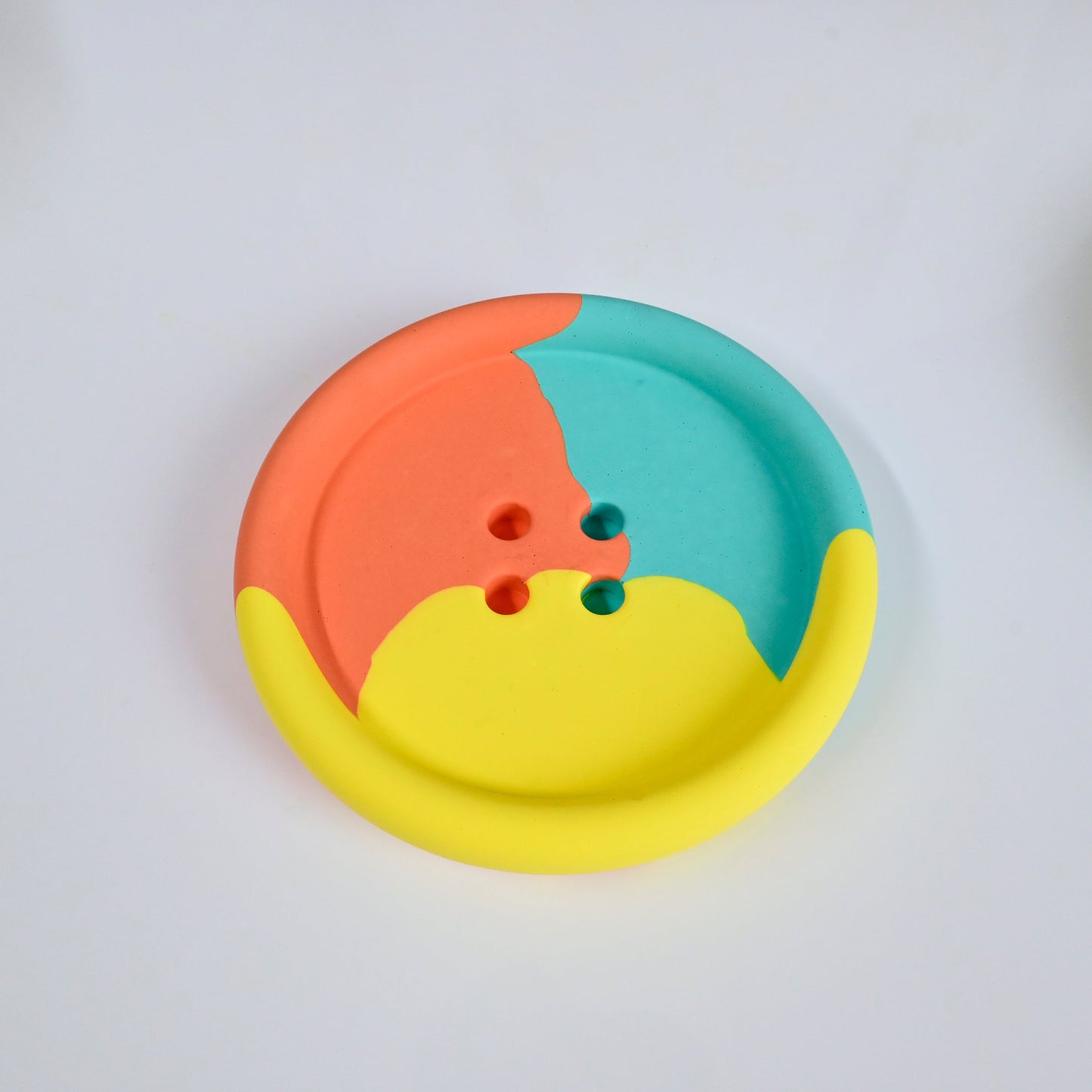 Button Shape Coaster Silicone Mold