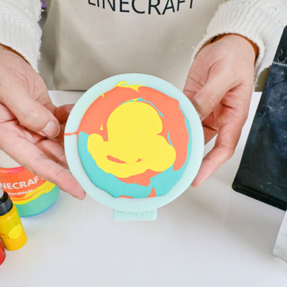 Button Shape Coaster Silicone Mold