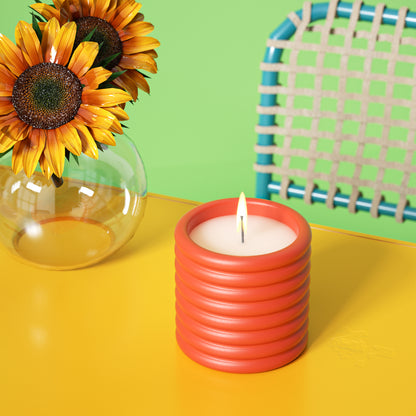 Unevenness Convex Circle Candle Jar Silicone Mold