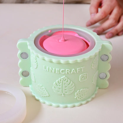 Unevenness Convex Circle Candle Jar Silicone Mold
