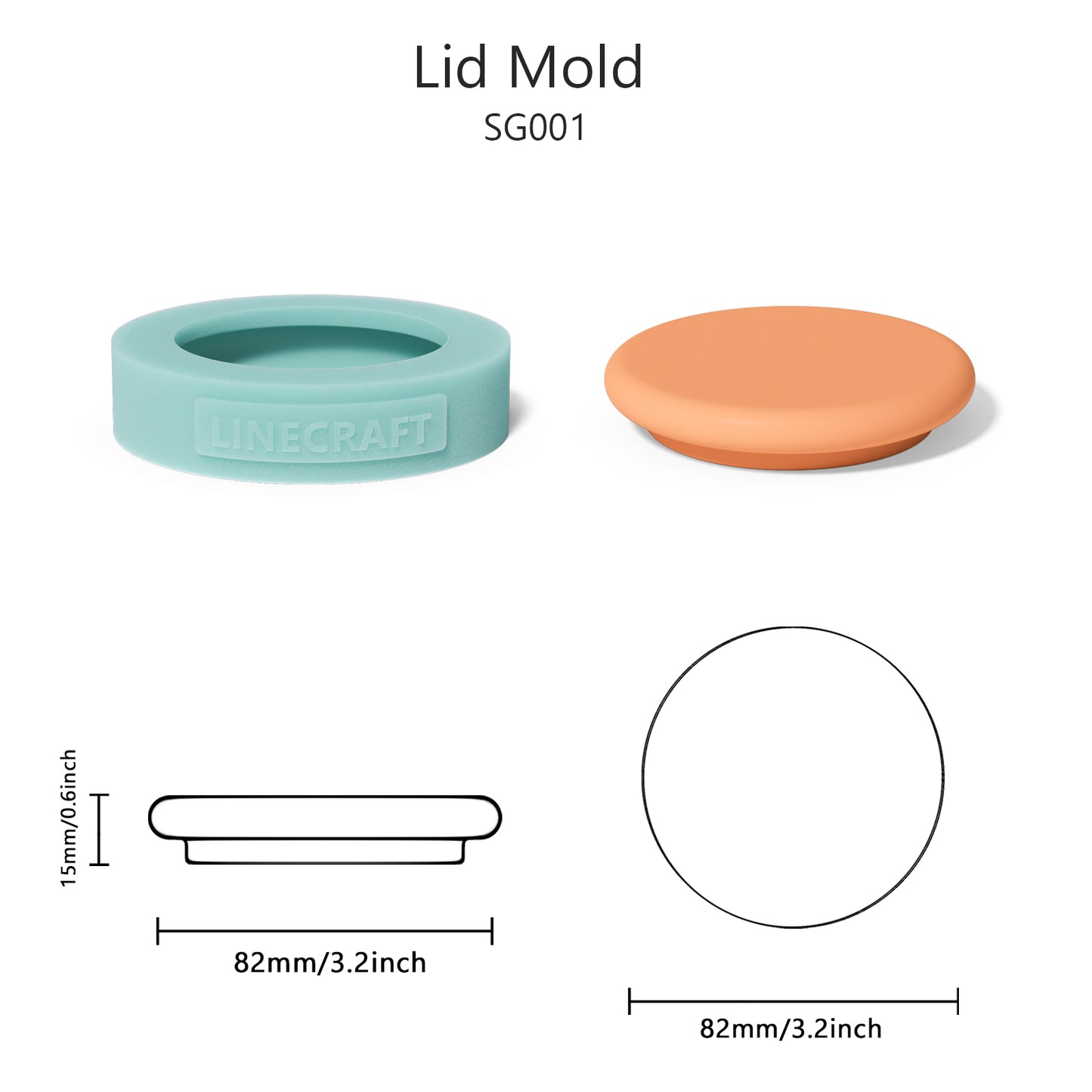 Unevenness Convex Circle Candle Jar Silicone Mold