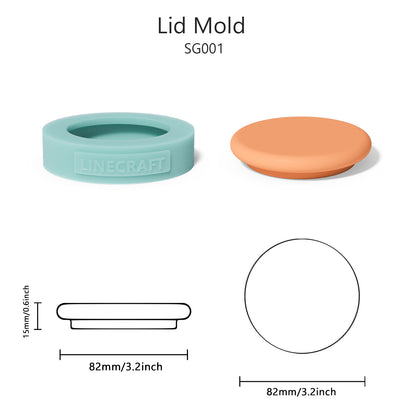 Unevenness Convex Circle Candle Jar Silicone Mold