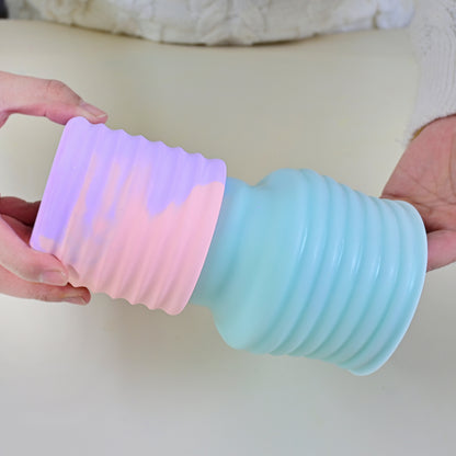 Unevenness Concave Circle Candle Jar Silicone Mold