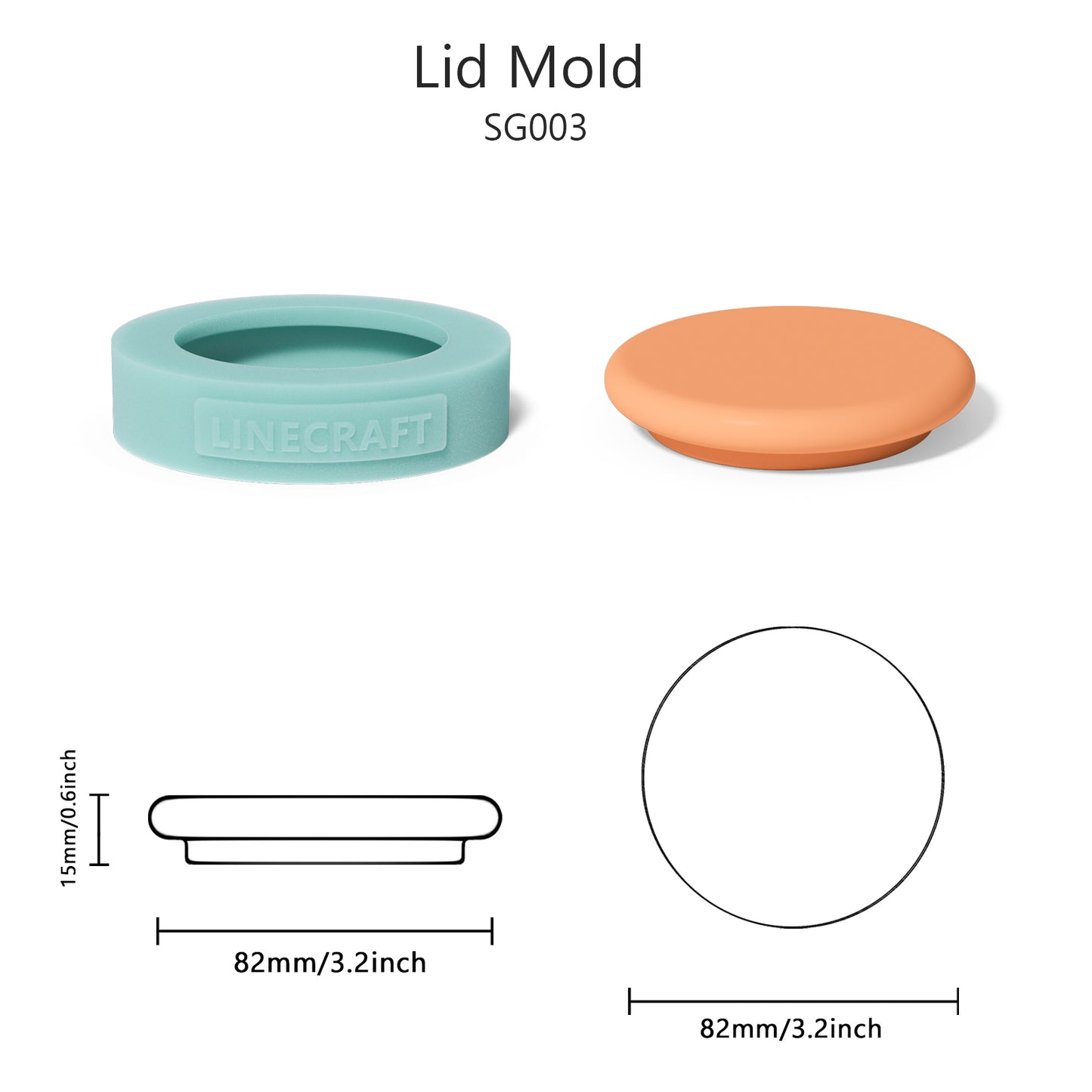 Unevenness Concave Circle Candle Jar Silicone Mold