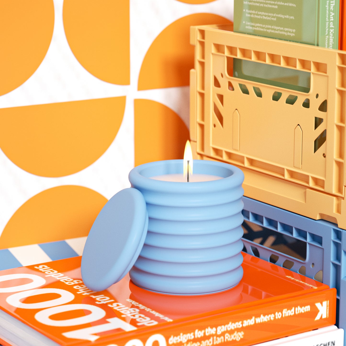 Unevenness Concave Circle Candle Jar Silicone Mold