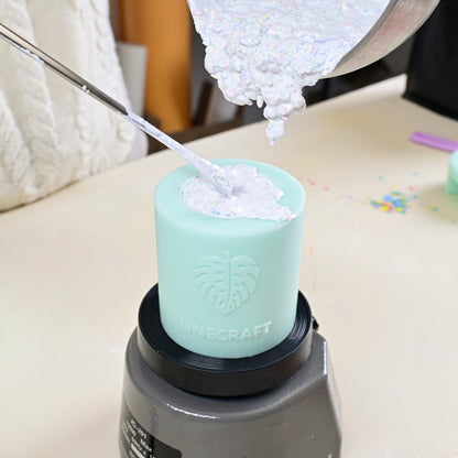 Round Ball Candle Jar Silicone Mold with Tray