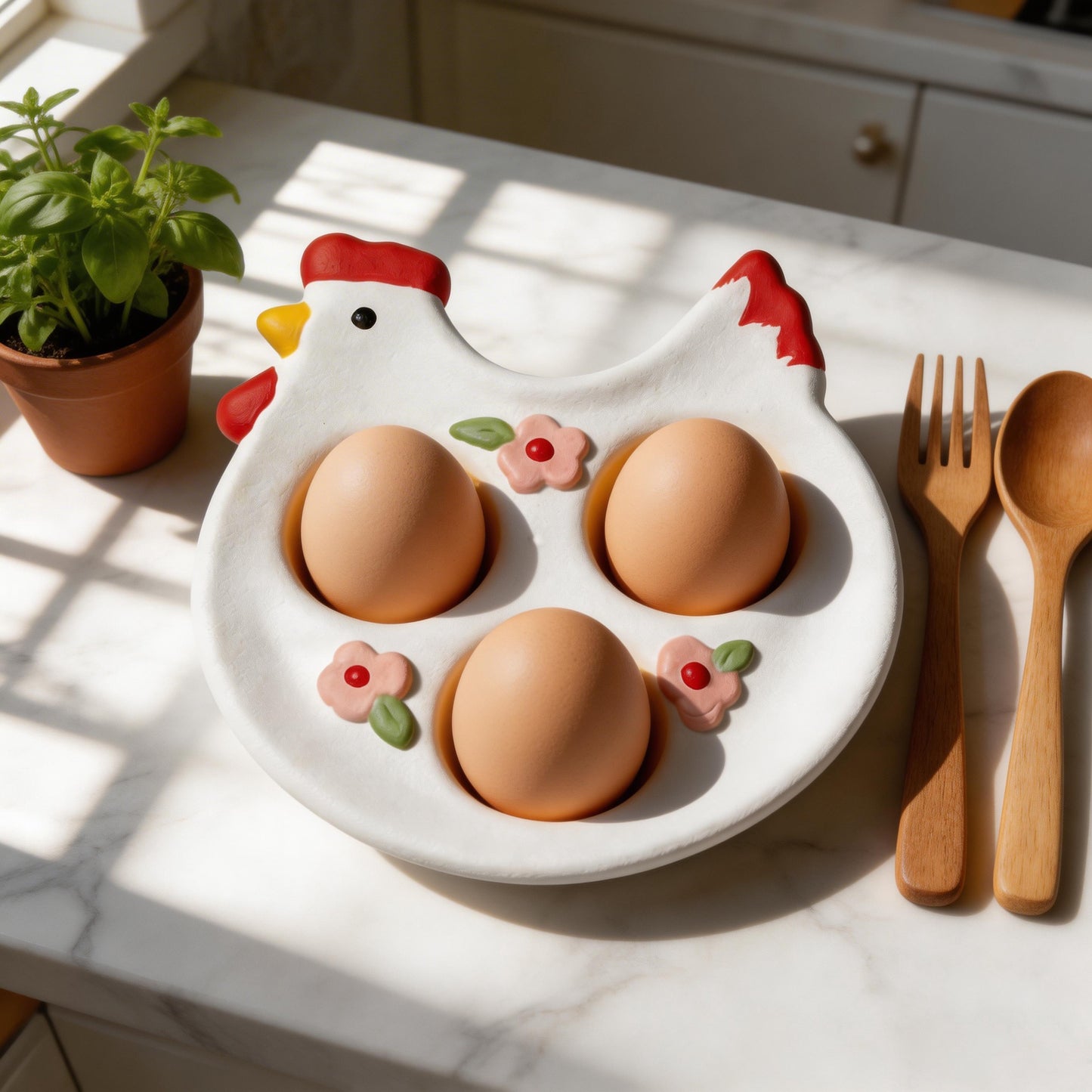 Easter Cute Chick Egg Tray Silicone Mold