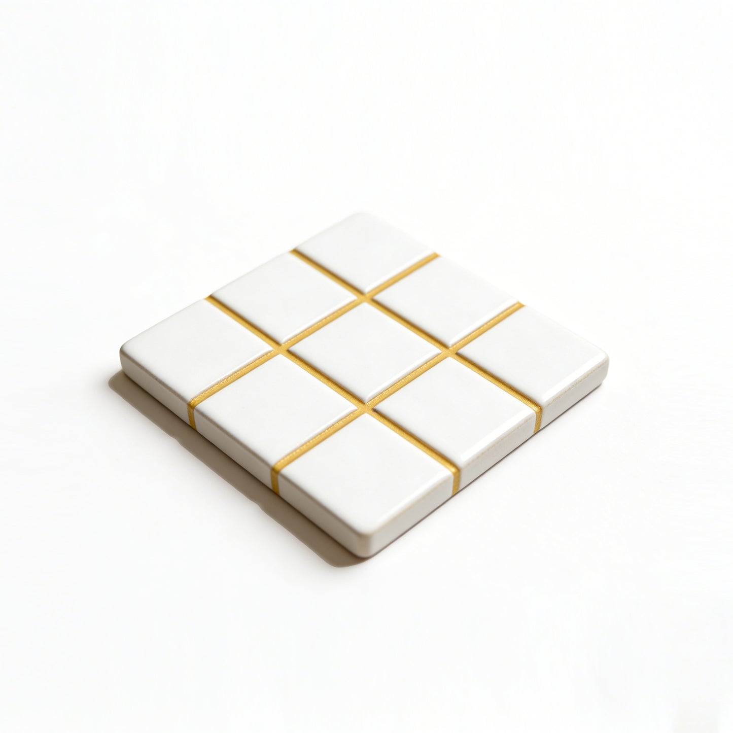 Grid Line Shape Coaster Silicone Mold