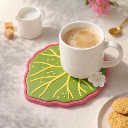 Hot Plant Leaf Shape Coaster Silicone Mold