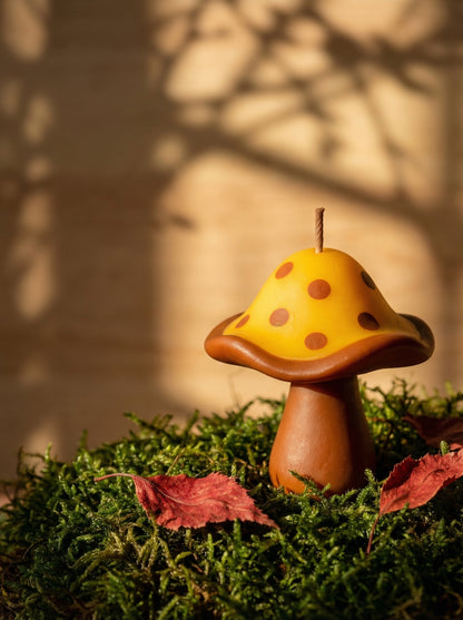 Cute Mushroom Candle Silicone Mold