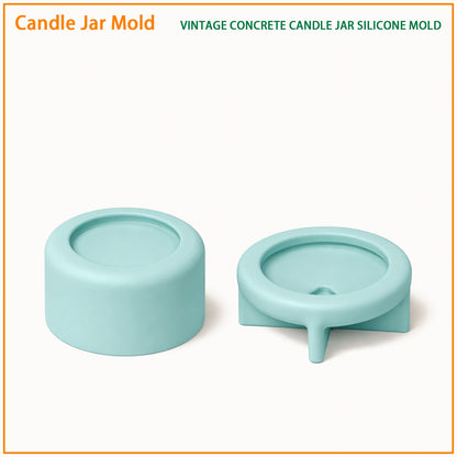 Vintage Circus Candle Jar Silicone Mold
