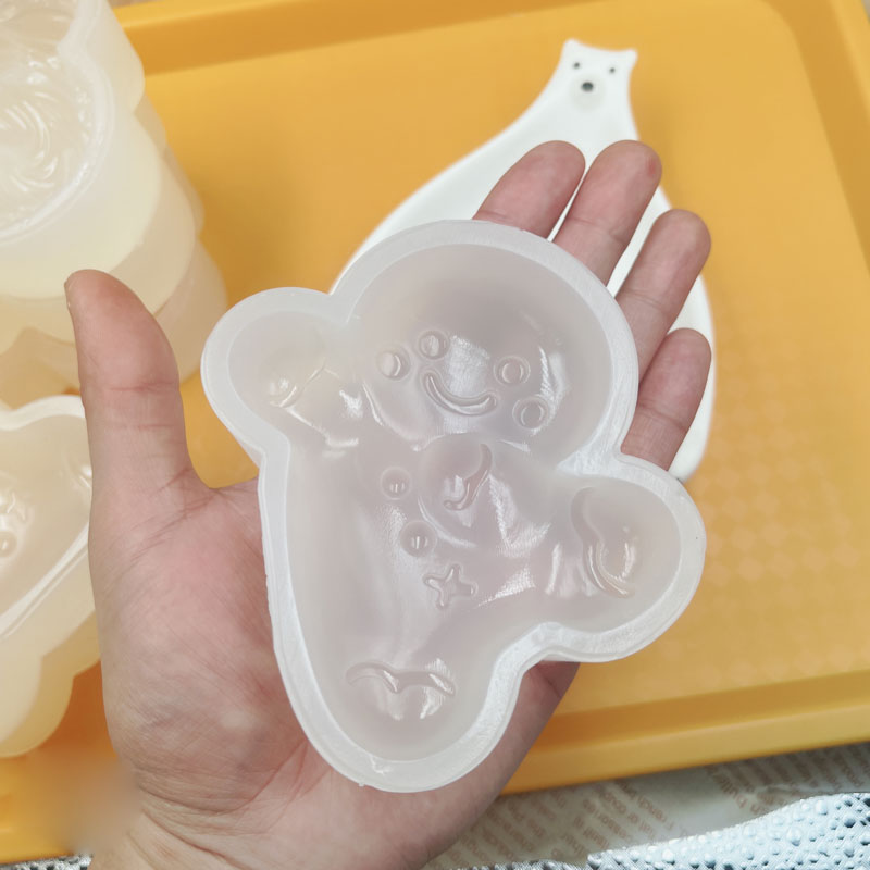 Christmas Gingerbread Men Taba Squishy Silicone Mold