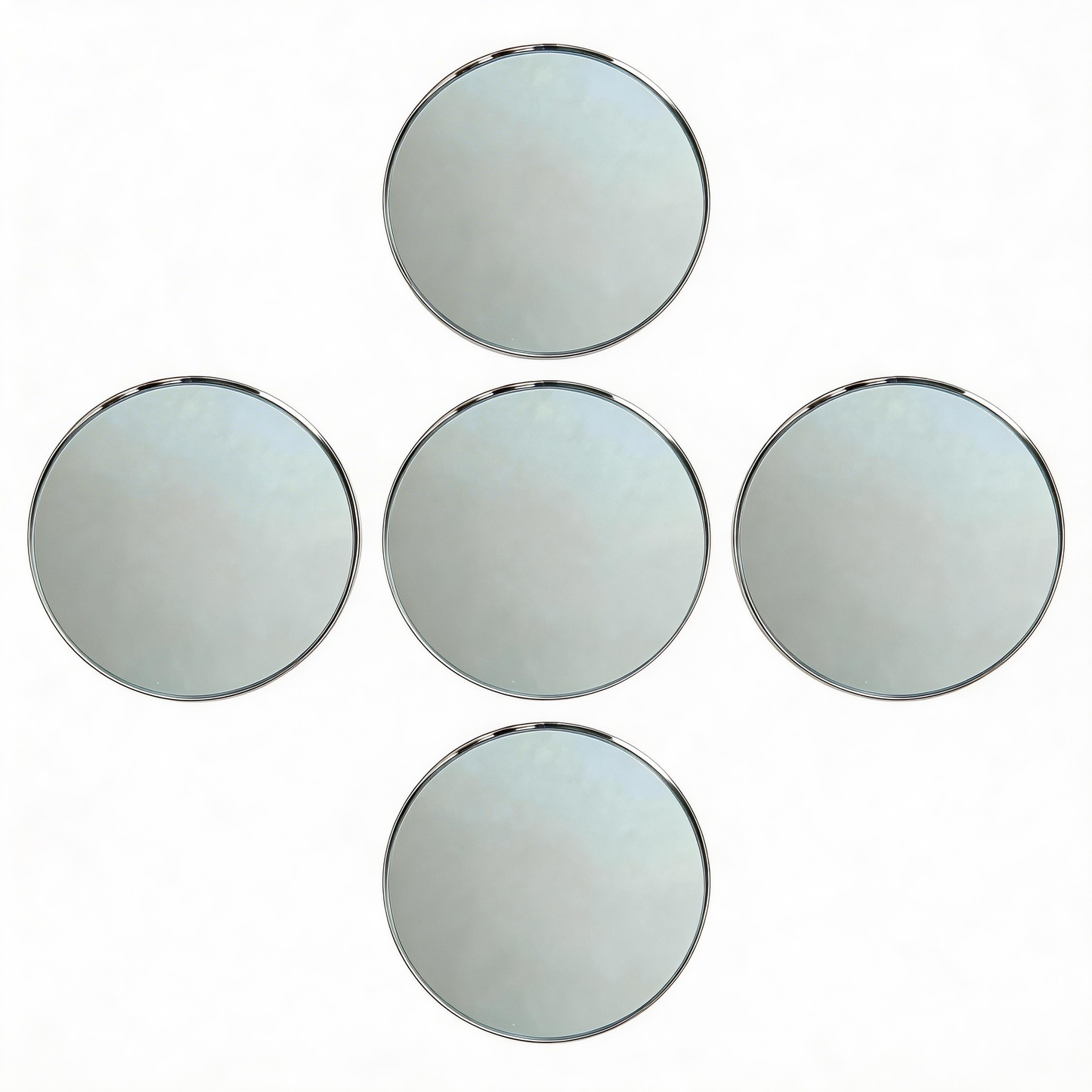 Round Handheld Mirror Mold with Class